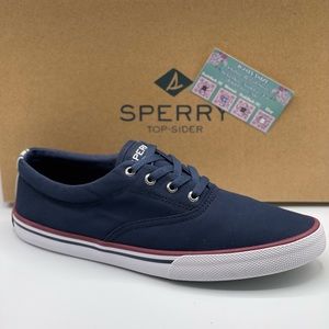 SPERRY TOP-SIDER STRIPER II CVO CANVAS NAVY SNEAKER [STS22964] (SIZE 10.5)